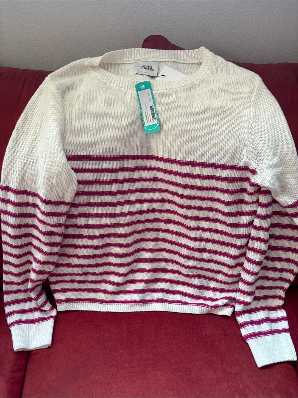 Stitch Fix Stitches + Stripes Sweater NWT